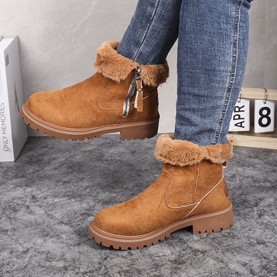 Women’s Warm Plush-Lined Winter Boots