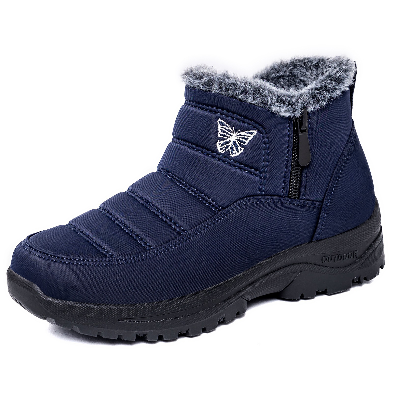 Women’s Insulated Snow Boots – Waterproof, Non-Slip Fur-Lined Winter Boots