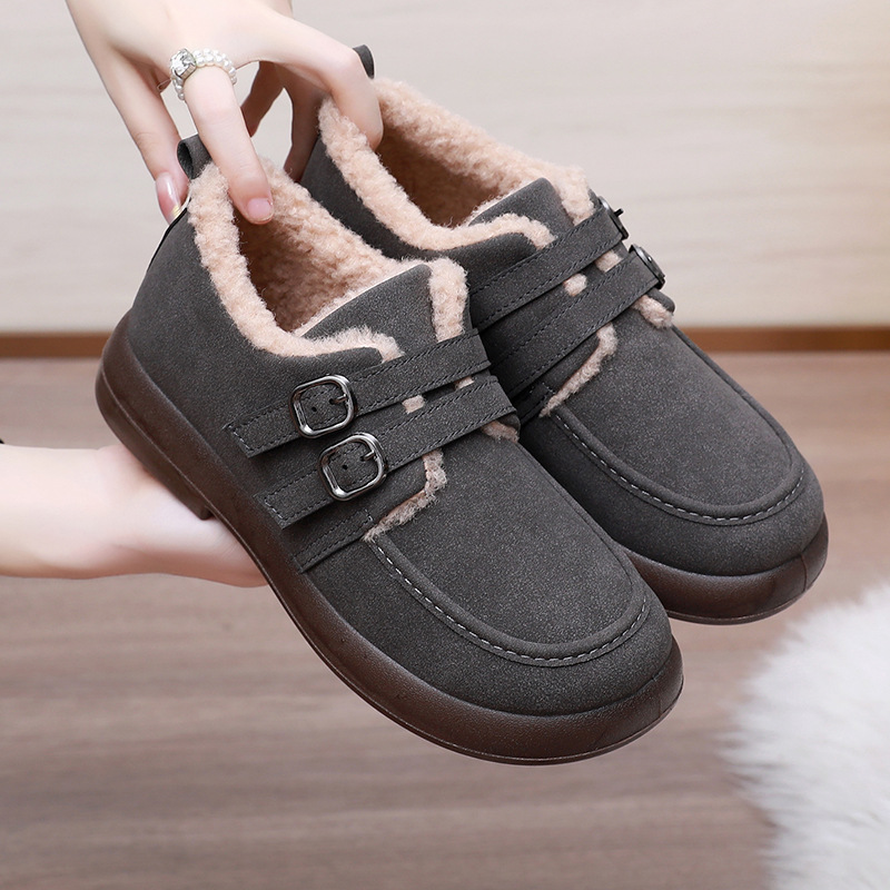 Women’s Warm Winter Shoes – Flat, Fur Lined & Anti-Slip for All-Day Comfort