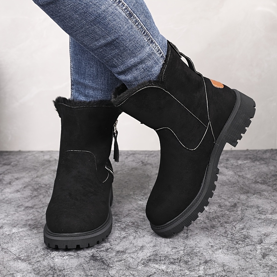 Women’s Warm Plush-Lined Winter Boots