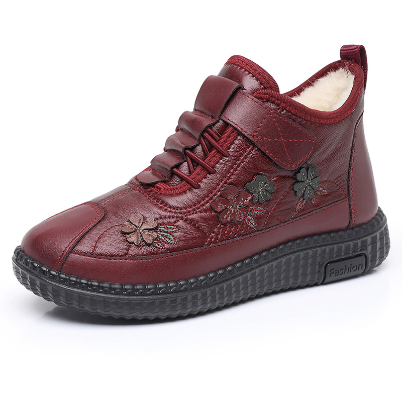 Women’s Cozy Winter Boots – Retro Style with Warm Lining