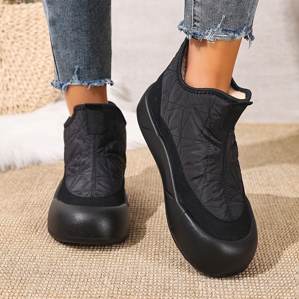 Warm Shearling Winter Boots for Women – Waterproof, Non-Slip & Cozy Inside