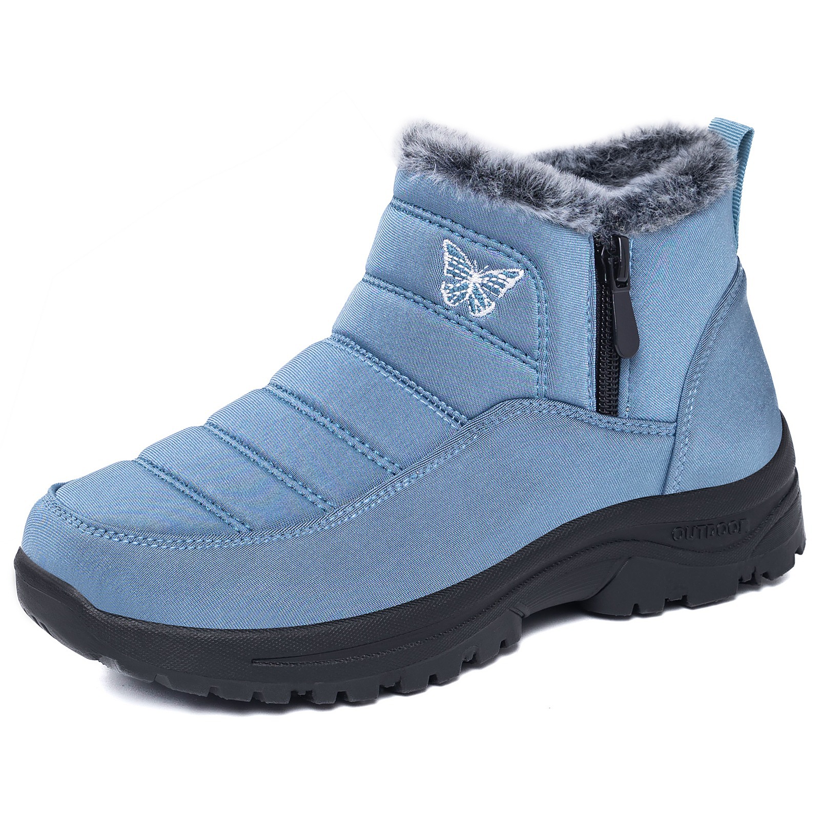 Women’s Insulated Snow Boots – Waterproof, Non-Slip Fur-Lined Winter Boots