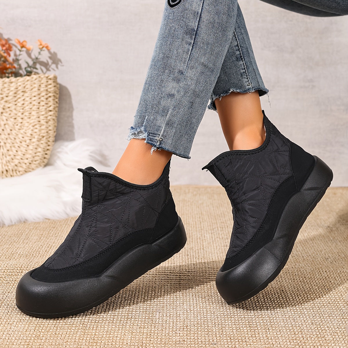 Warm Shearling Winter Boots for Women – Waterproof, Non-Slip & Cozy Inside