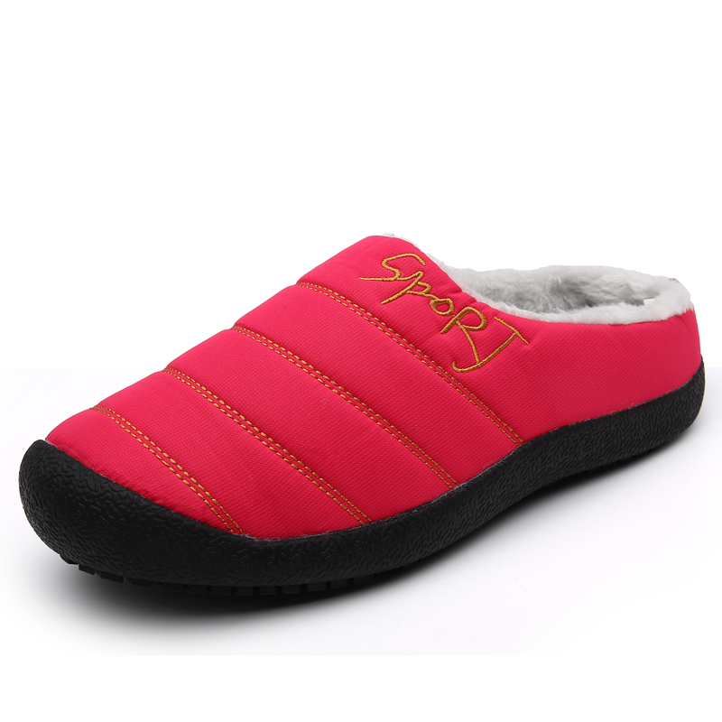 Women’s Warm Waterproof Winter Mules – Cozy Slip-On Shoes with a Non-Slip Sole