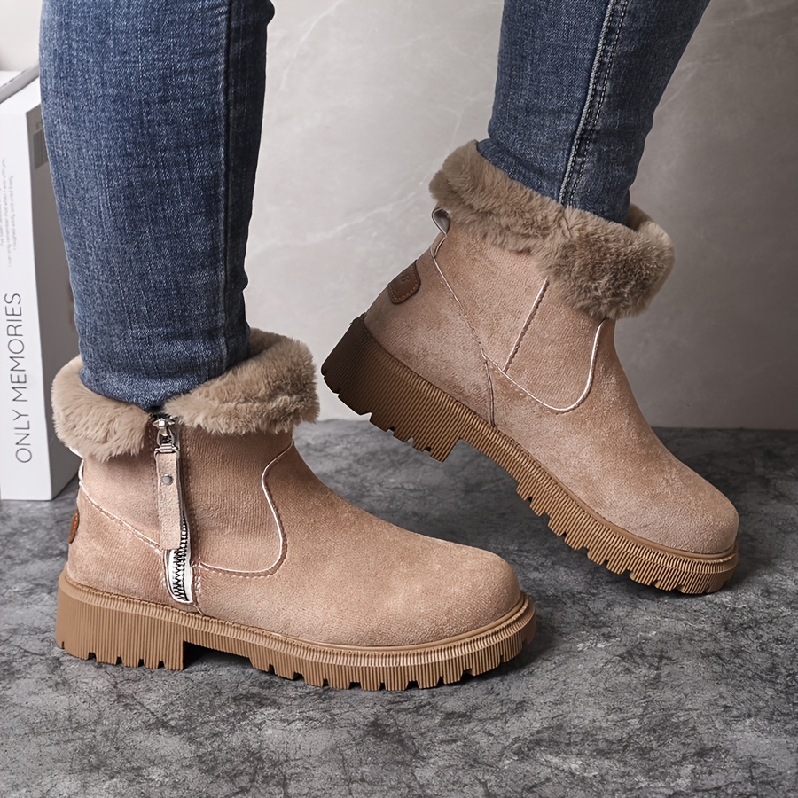 Women’s Warm Plush-Lined Winter Boots