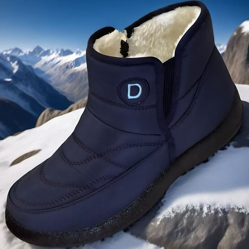 Women’s Insulated Short Snow Boots – Waterproof, Non-Slip, and Extra Warm