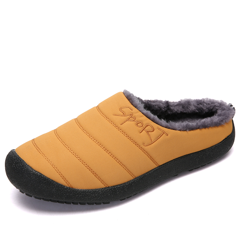 Women’s Warm Waterproof Winter Mules – Cozy Slip-On Shoes with a Non-Slip Sole