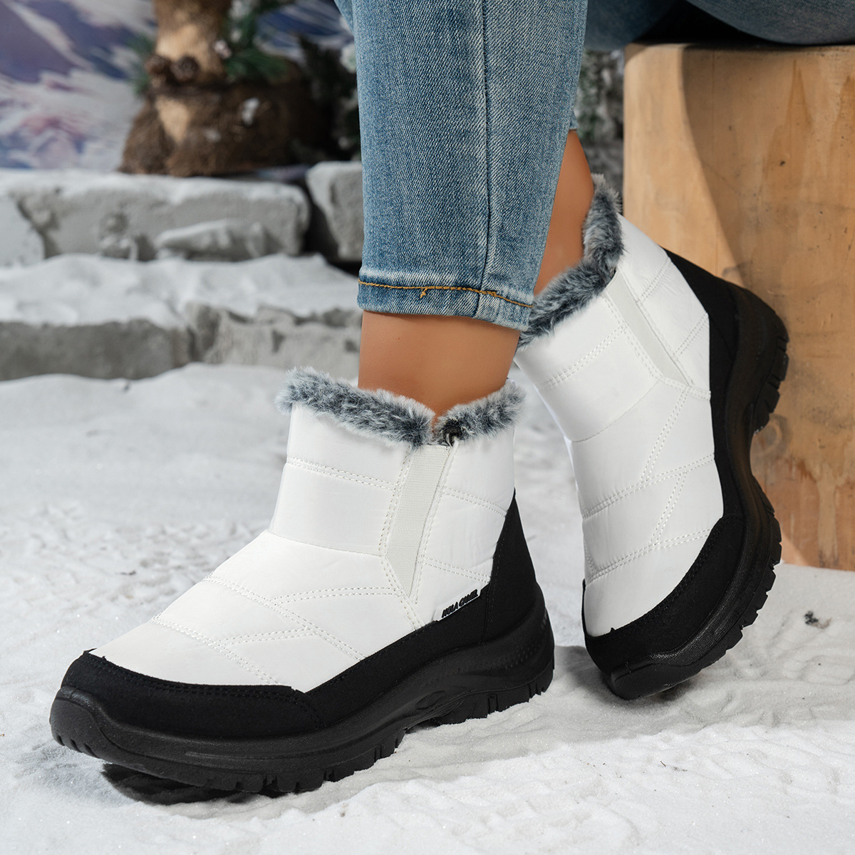 Women’s Warm Winter Snow Boots – Warm Waterproof Non-Slip Boots for Cold Weather