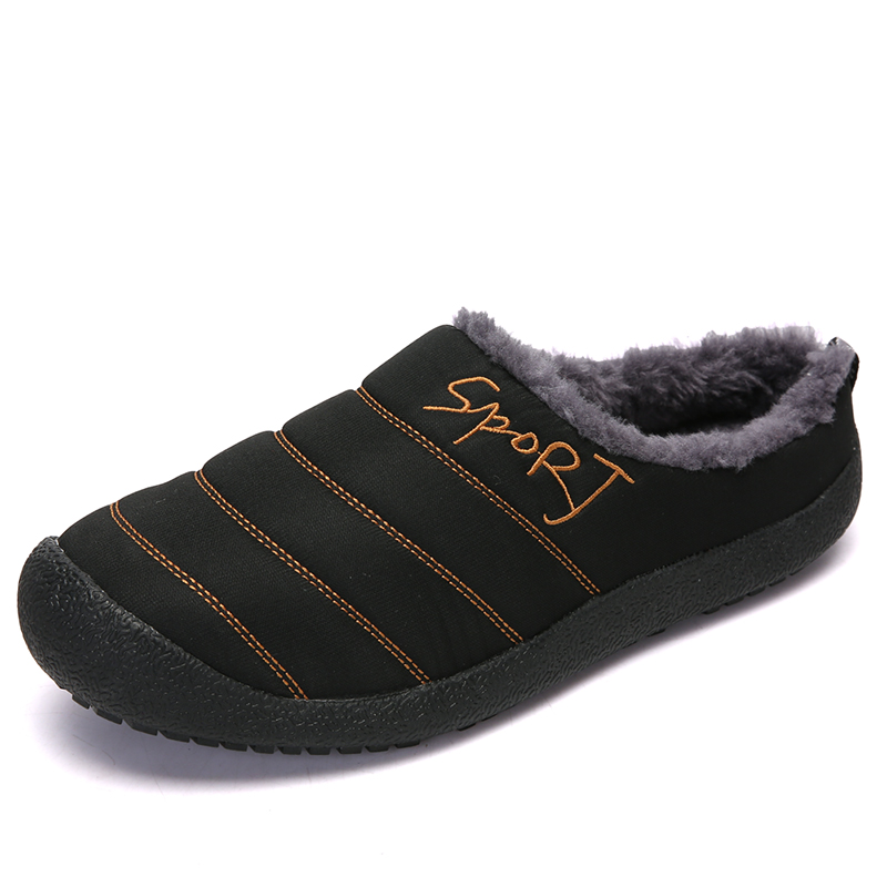 Women’s Warm Waterproof Winter Mules – Cozy Slip-On Shoes with a Non-Slip Sole