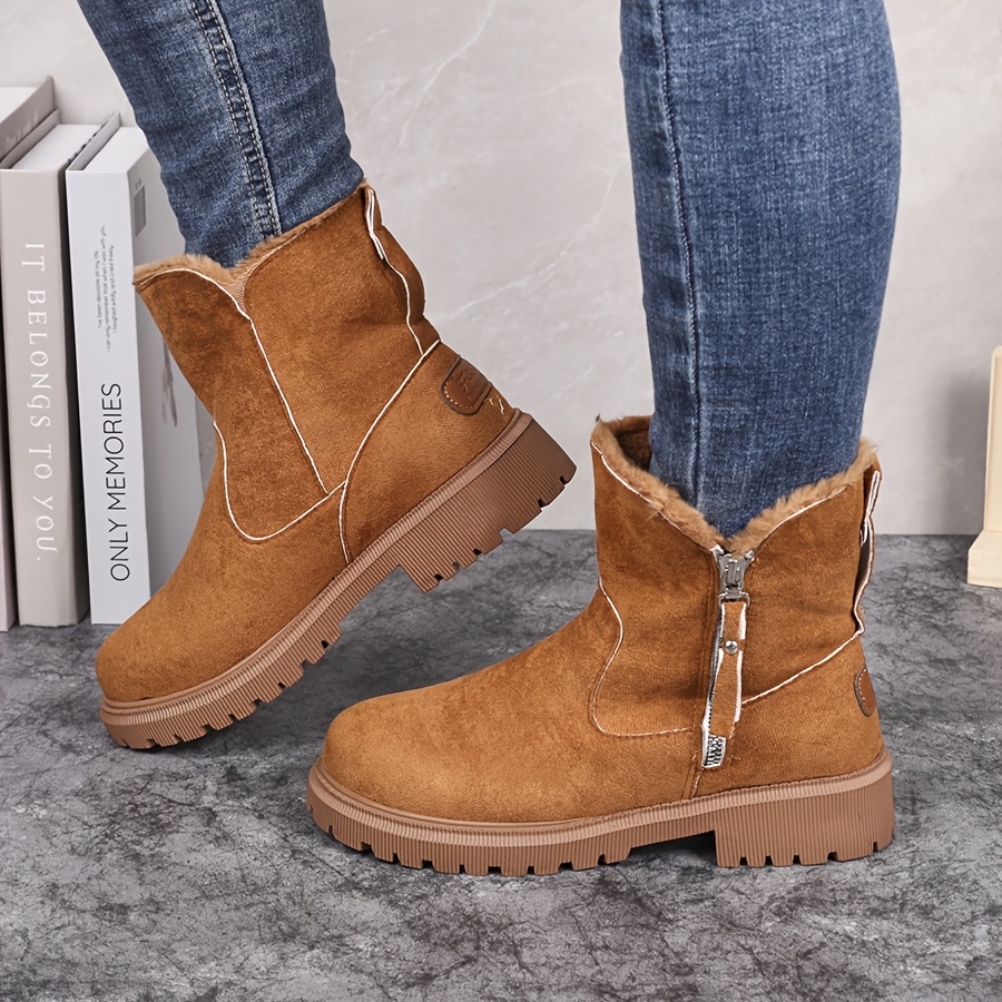 Women’s Warm Plush-Lined Winter Boots