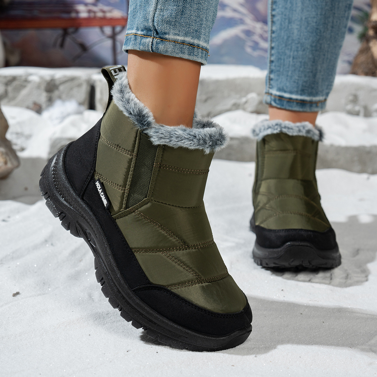 Women’s Warm Winter Snow Boots – Warm Waterproof Non-Slip Boots for Cold Weather
