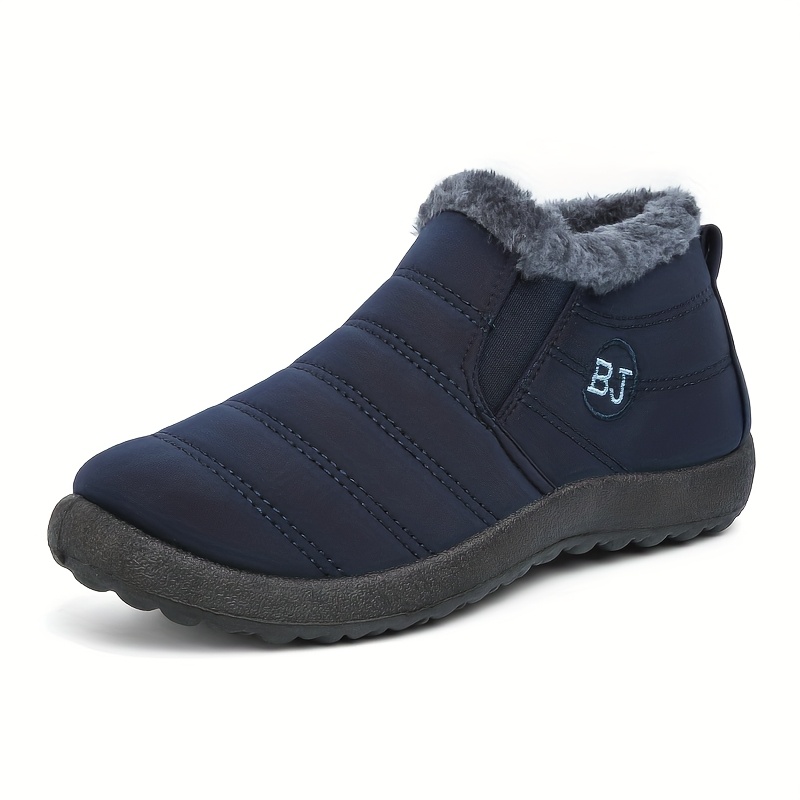 High Quality Women's Winter Boots - Slip-On Ankle Snow Boots with Fleece