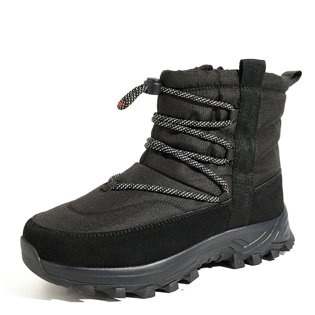 Women’s  Winter Waterproof Snow Boots – Thick Warm Lining, Tall Fit & Non-Slip Studded Sole