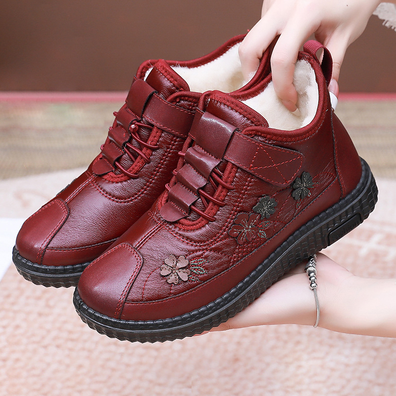 Women’s Cozy Winter Boots – Retro Style with Warm Lining