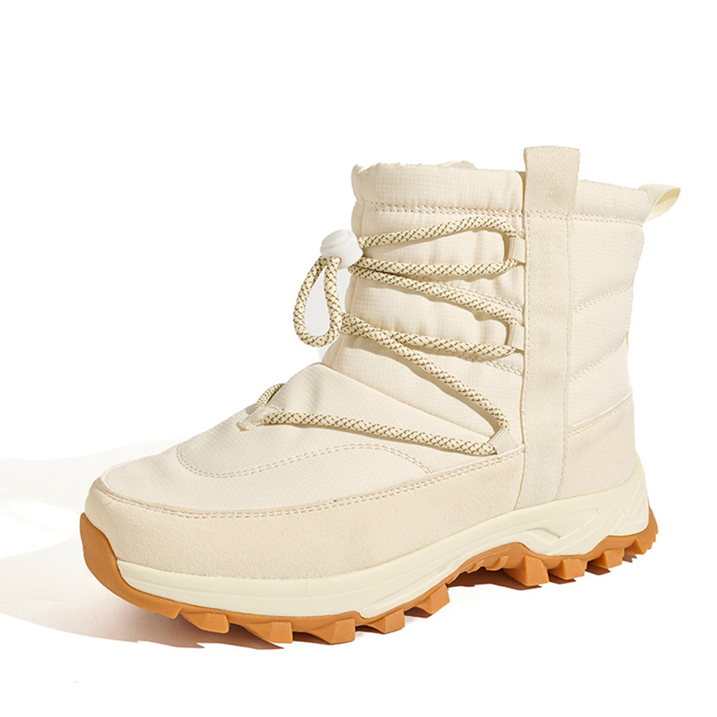 Women’s  Winter Waterproof Snow Boots – Thick Warm Lining, Tall Fit & Non-Slip Studded Sole