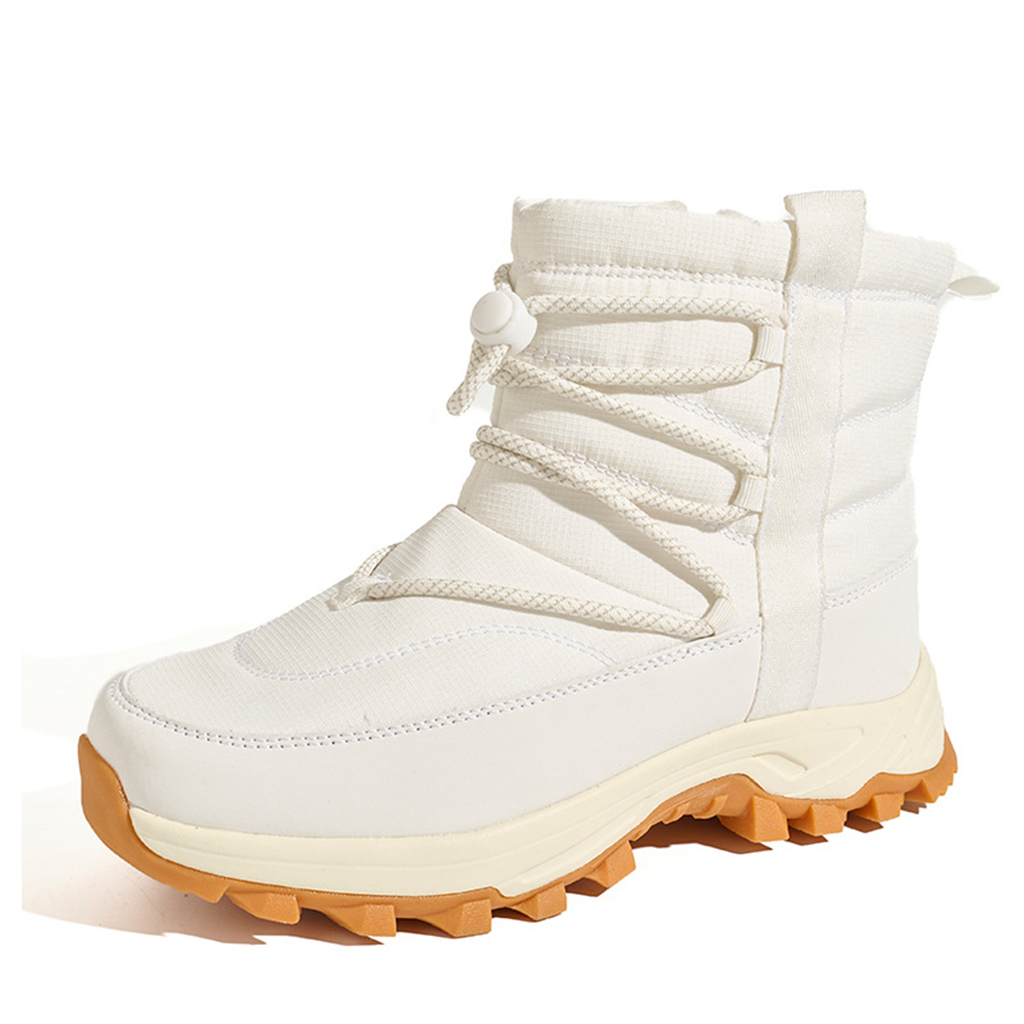 Women’s  Winter Waterproof Snow Boots – Thick Warm Lining, Tall Fit & Non-Slip Studded Sole