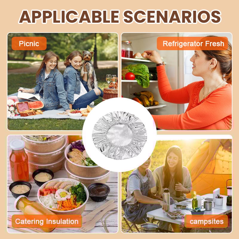 Aluminum foil insulation cover