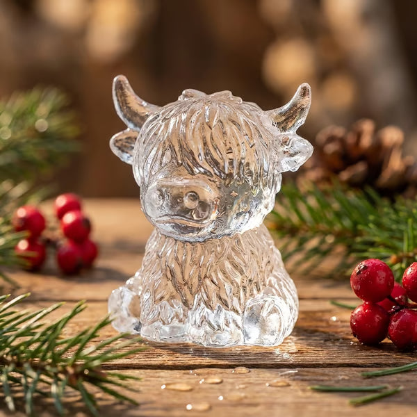🐮 Mini Highland Cow Ice Cube Mold – Cute 3D Ice for Drinks, Parties & Gifts