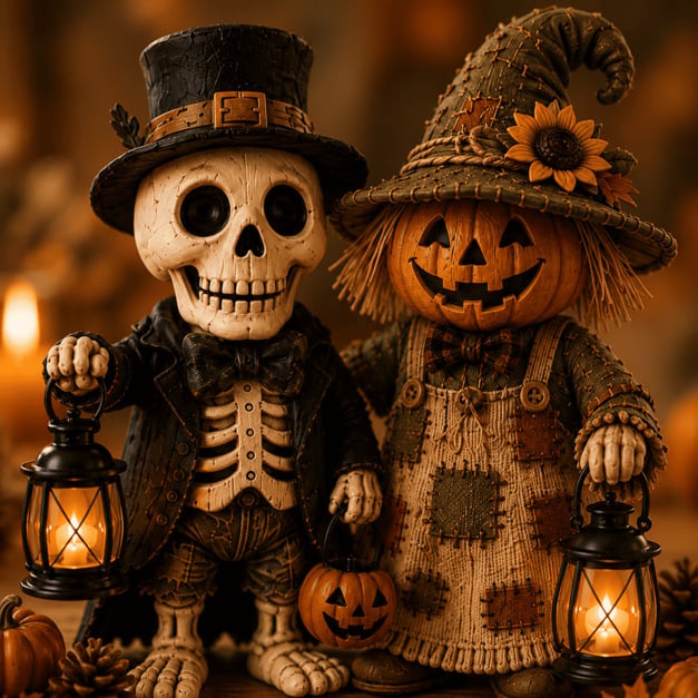 🔥Last Day 47% OFF -👻Cute & Spooky Halloween Mantel Décor Collection