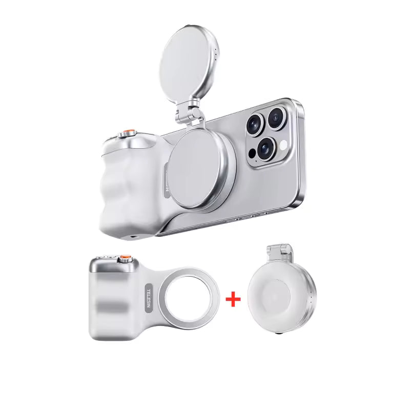 Magnetic Phone Camera Grip with Shutter