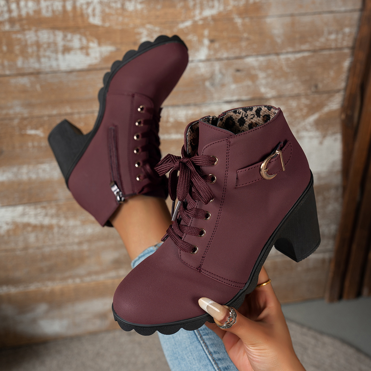 Women’s Vintage Ankle Boots – Classic Boots for Fall & Winter