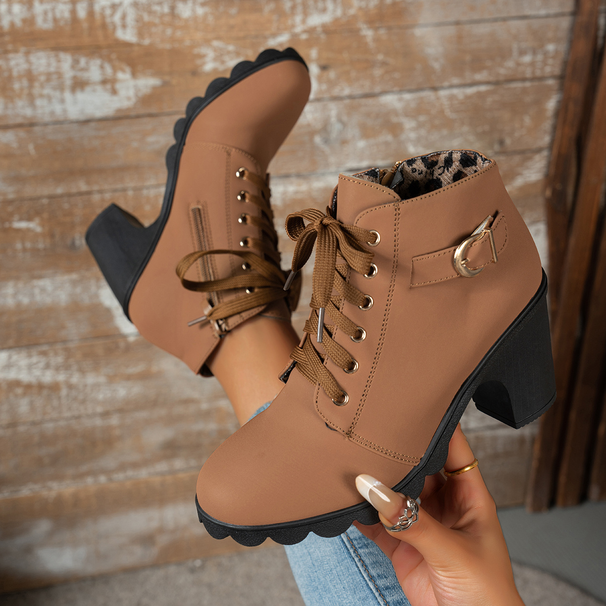 Women’s Vintage Ankle Boots – Classic Boots for Fall & Winter