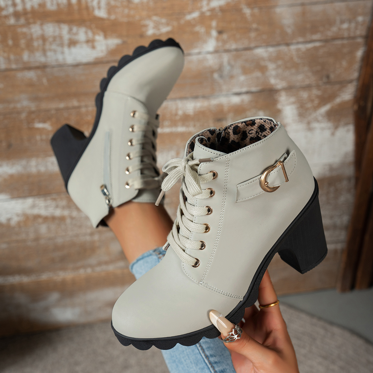 Women’s Vintage Ankle Boots – Classic Boots for Fall & Winter