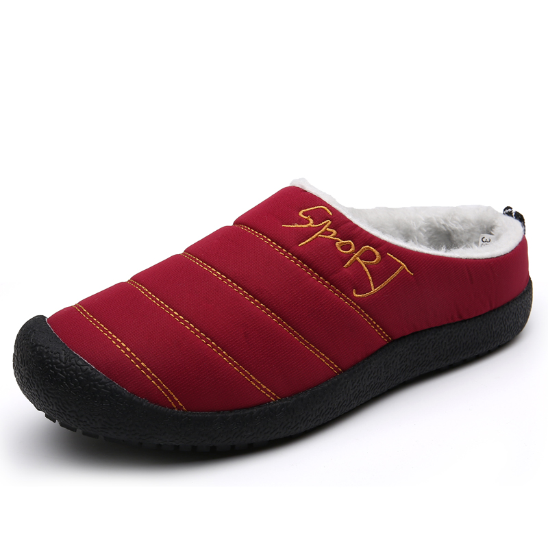 Women’s Warm Waterproof Winter Mules – Cozy Slip-On Shoes with a Non-Slip Sole