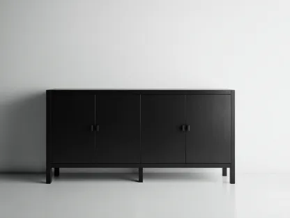 Mueble recibidor madera 160x40x80 cm negro diseño moderno almacenamiento entrada-Sofagetshop