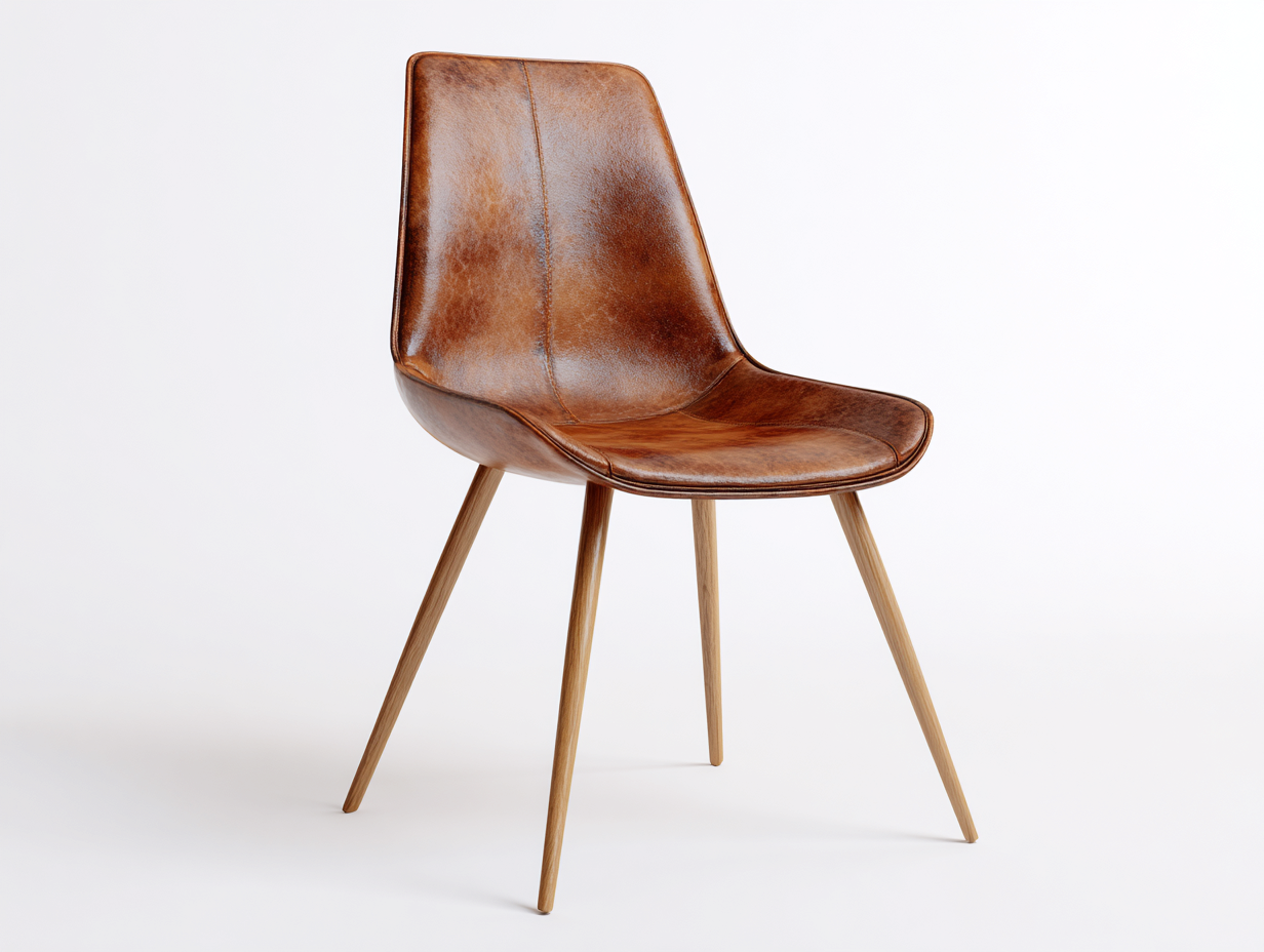 Sillas de comedor tapizadas estilo moderno 47x54x84 cm - marrón - diseño elegante para comedor-Sofagetshop