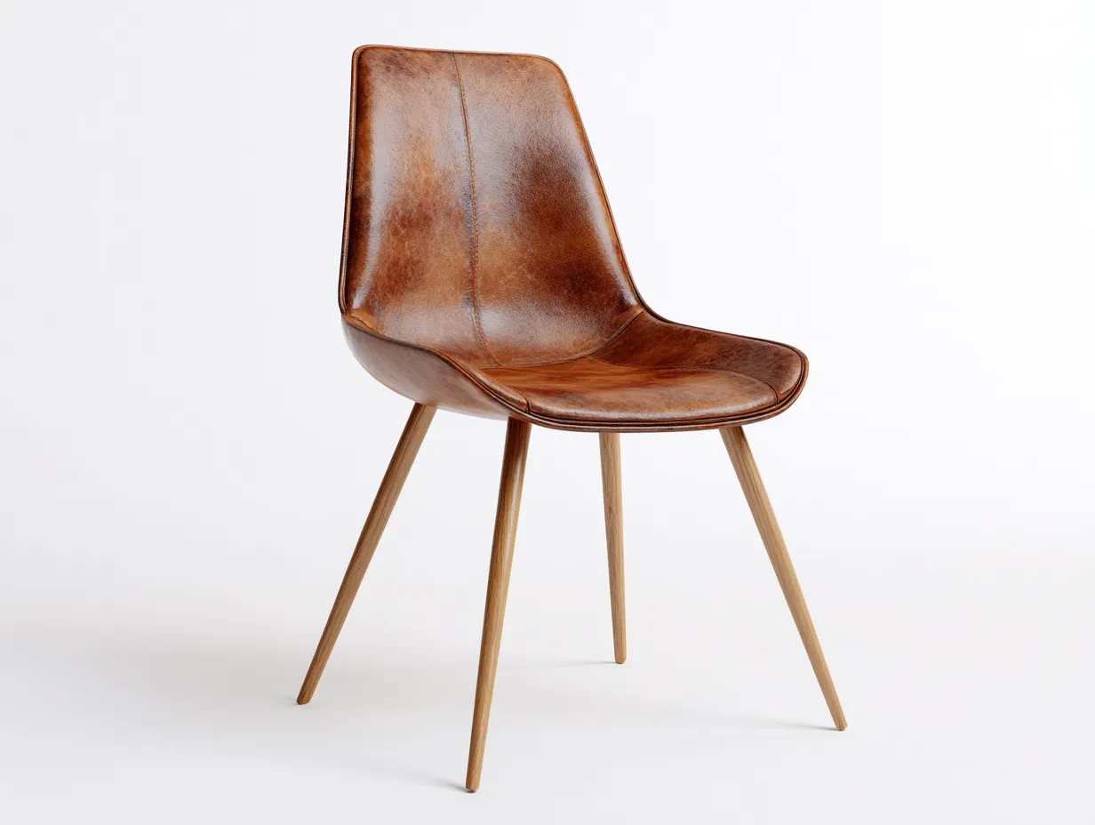 Sillas de comedor tapizadas estilo moderno 47x54x84 cm - marrón - diseño elegante para comedor-Sofagetshop