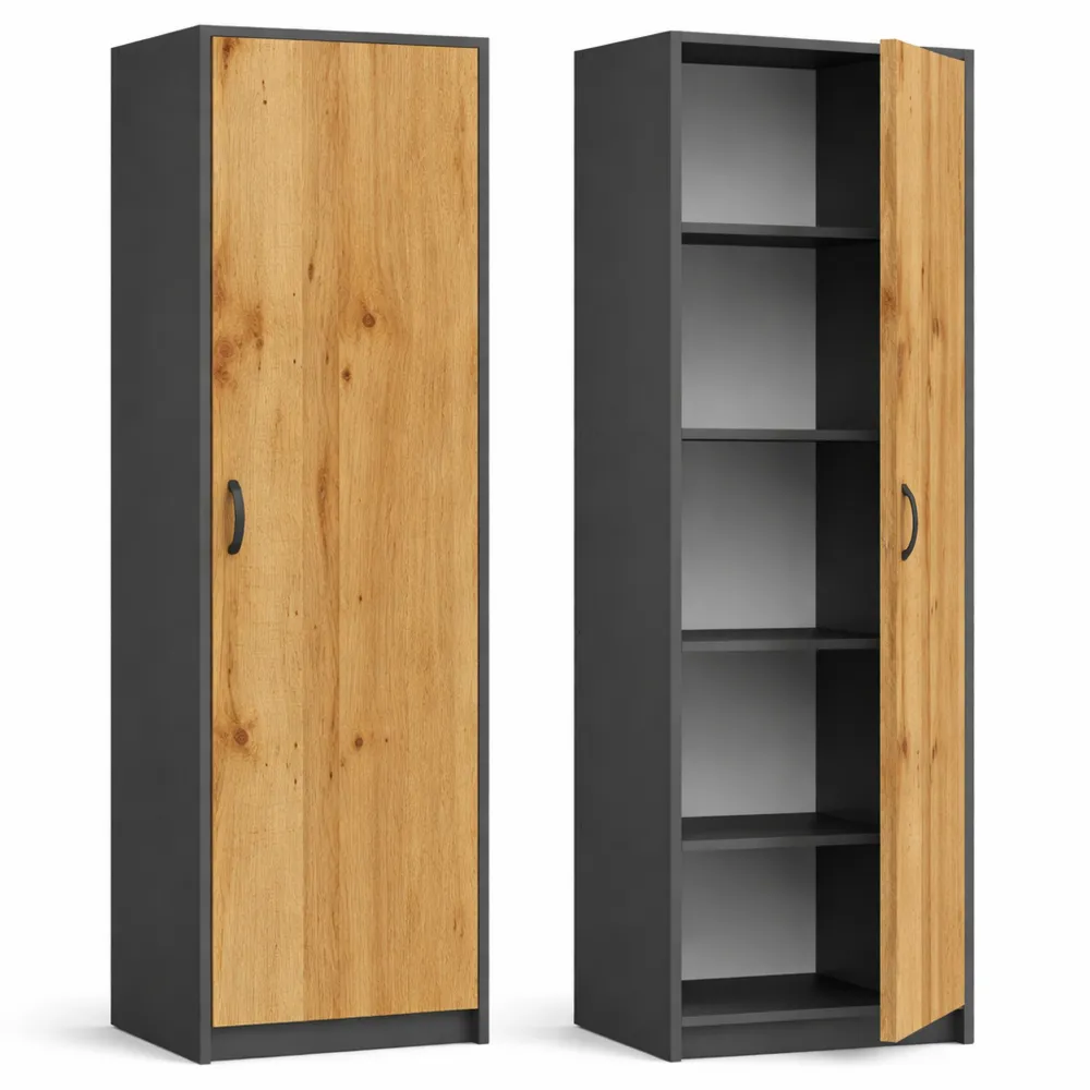 Universalschrank mit Türen und Fächern für Büro und Zuhause