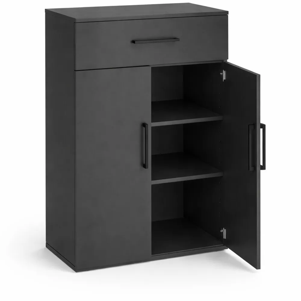 Mehrzweckschrank aus Holz mit Schublade und Fächern, 88 cm hoch, 60 cm breit