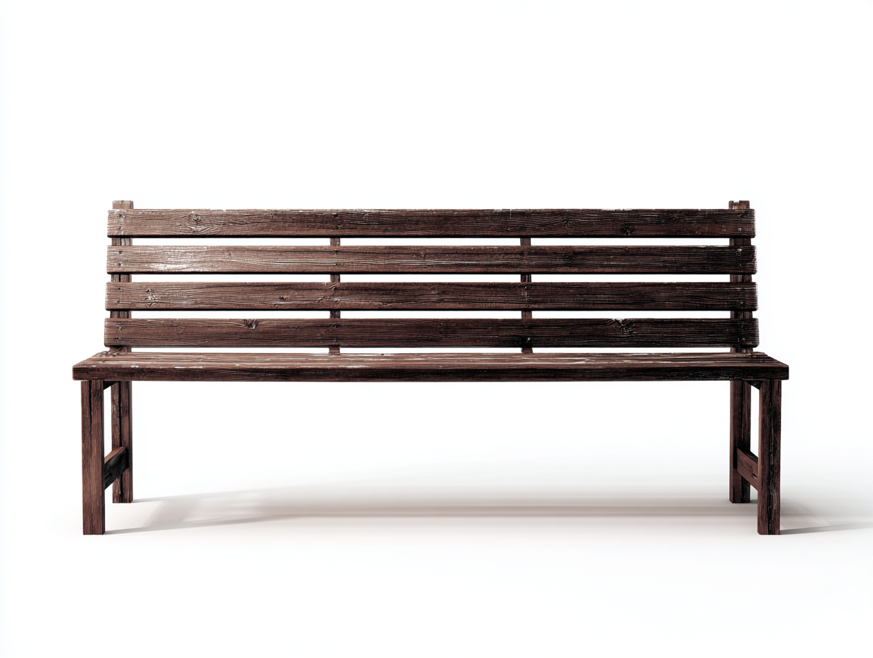 Bancos de jardín de madera 150x45x85 cm - marrón - diseño rústico-Nookgoden