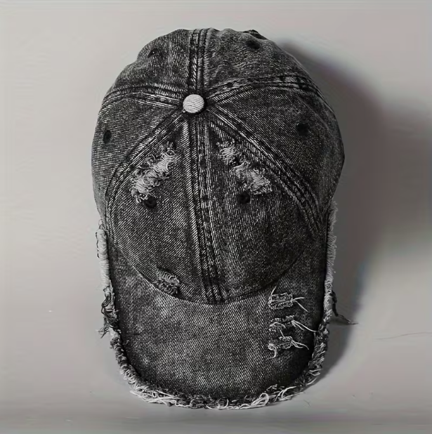 UnCappy - Distressed Denim Cap