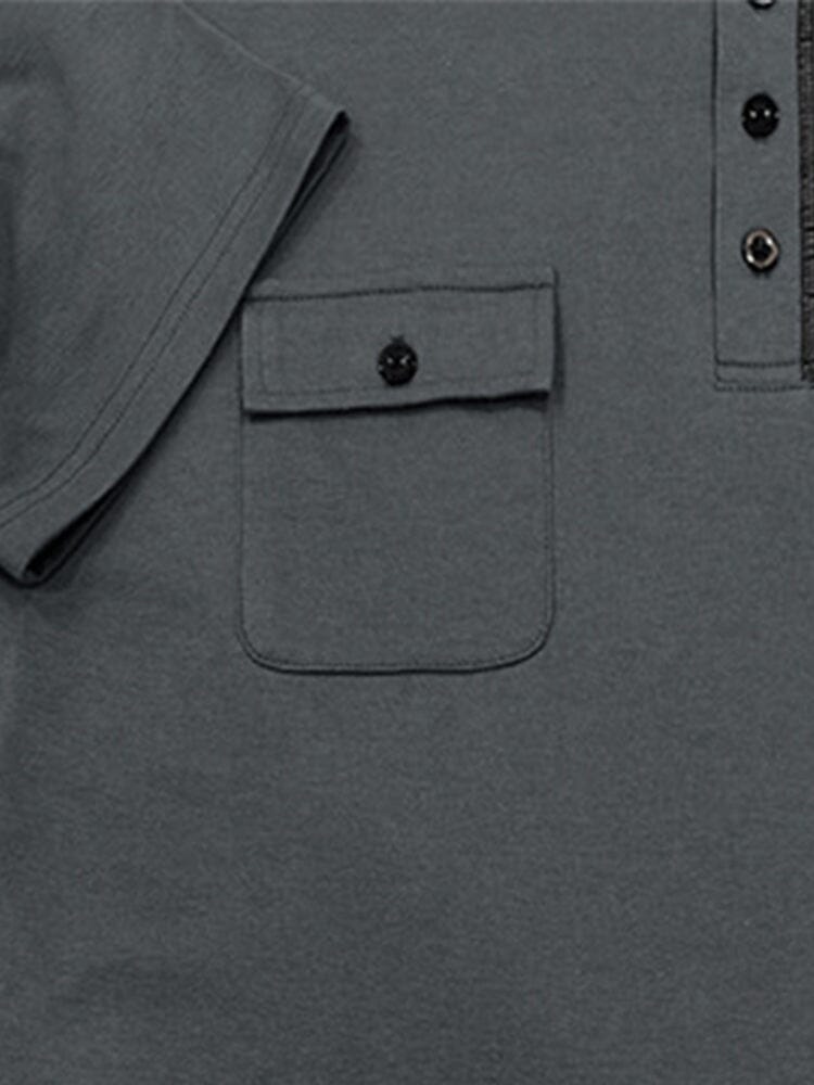 Athleisure Cargo Hooded Shirt