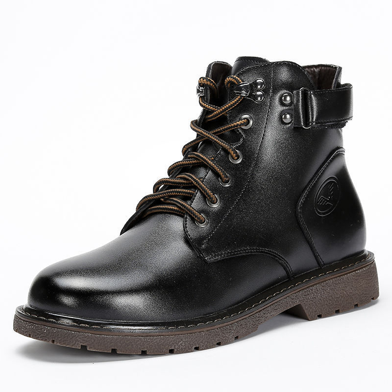 New high-top cowhide Doc Martens