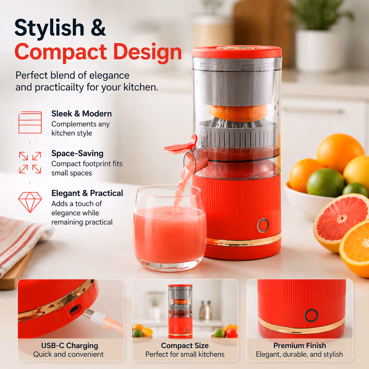 Juicer design detail