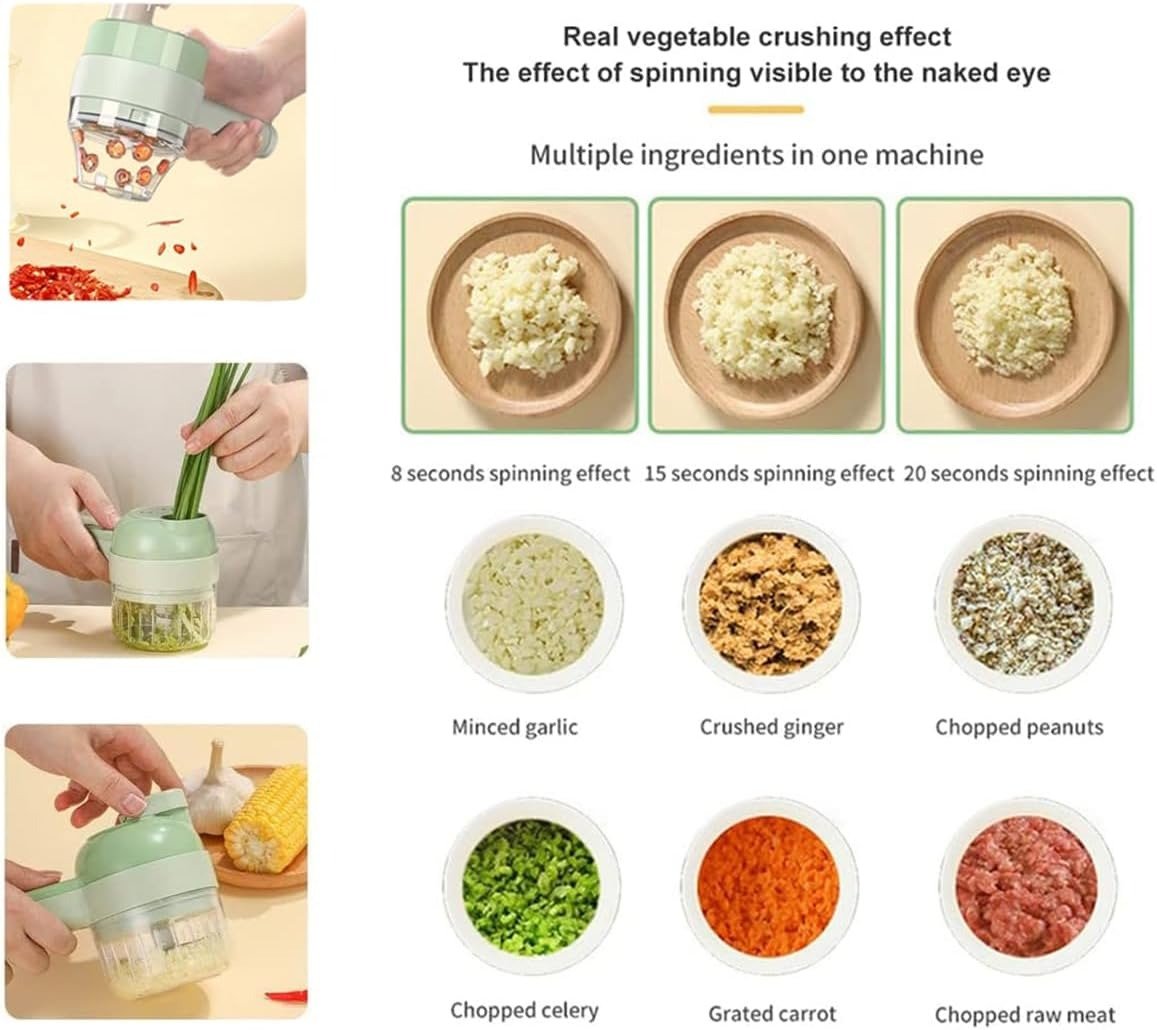 🥩Multifunctional Wireless Electric Vegetable Chopper for Home Use🧅
