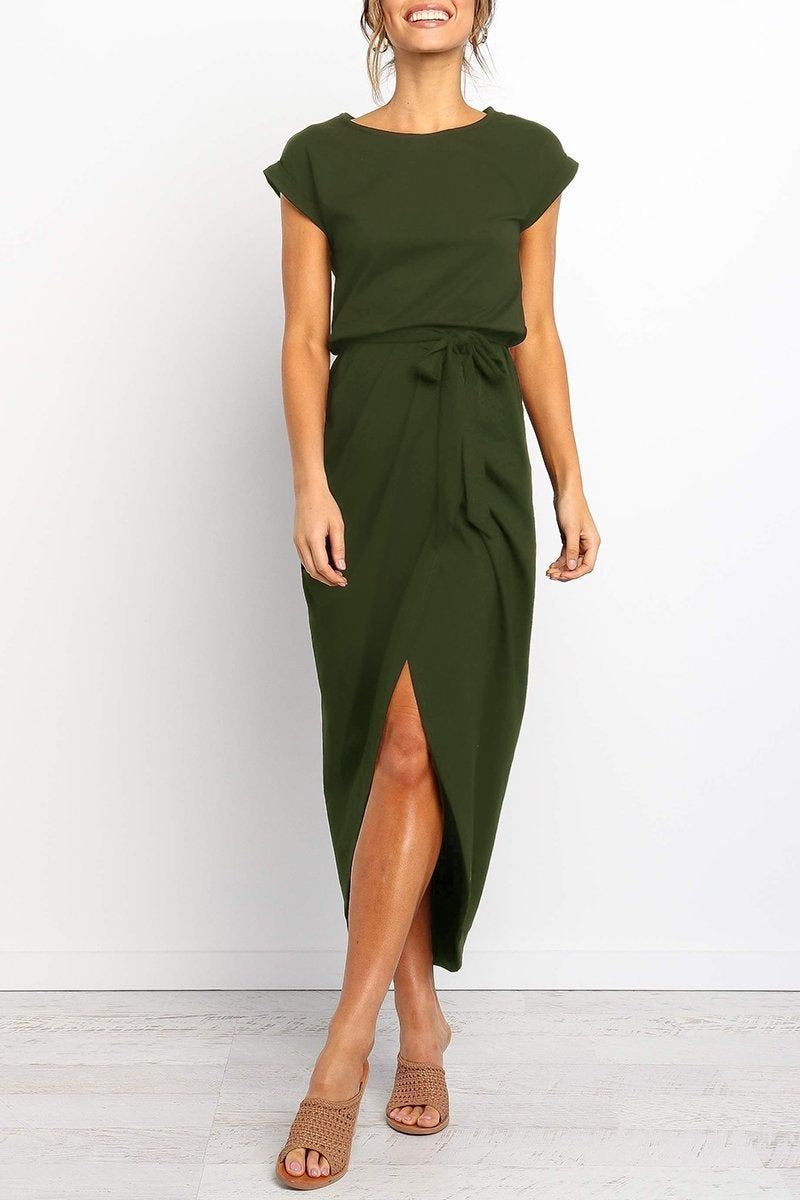 Florcoo After Midnight Ankle Length Midi Dress