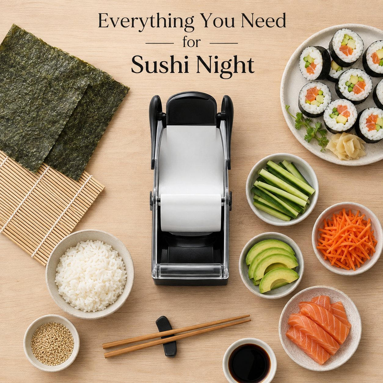 Sushi Maker Roller – Perfect Sushi Every Time! 🍣✨