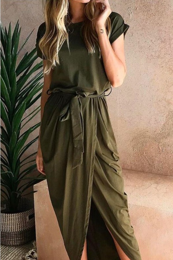 Florcoo After Midnight Ankle Length Midi Dress