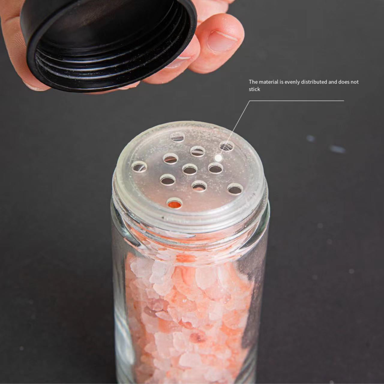 Hot sale rotating spice rack with 18 pieces glass spice jars