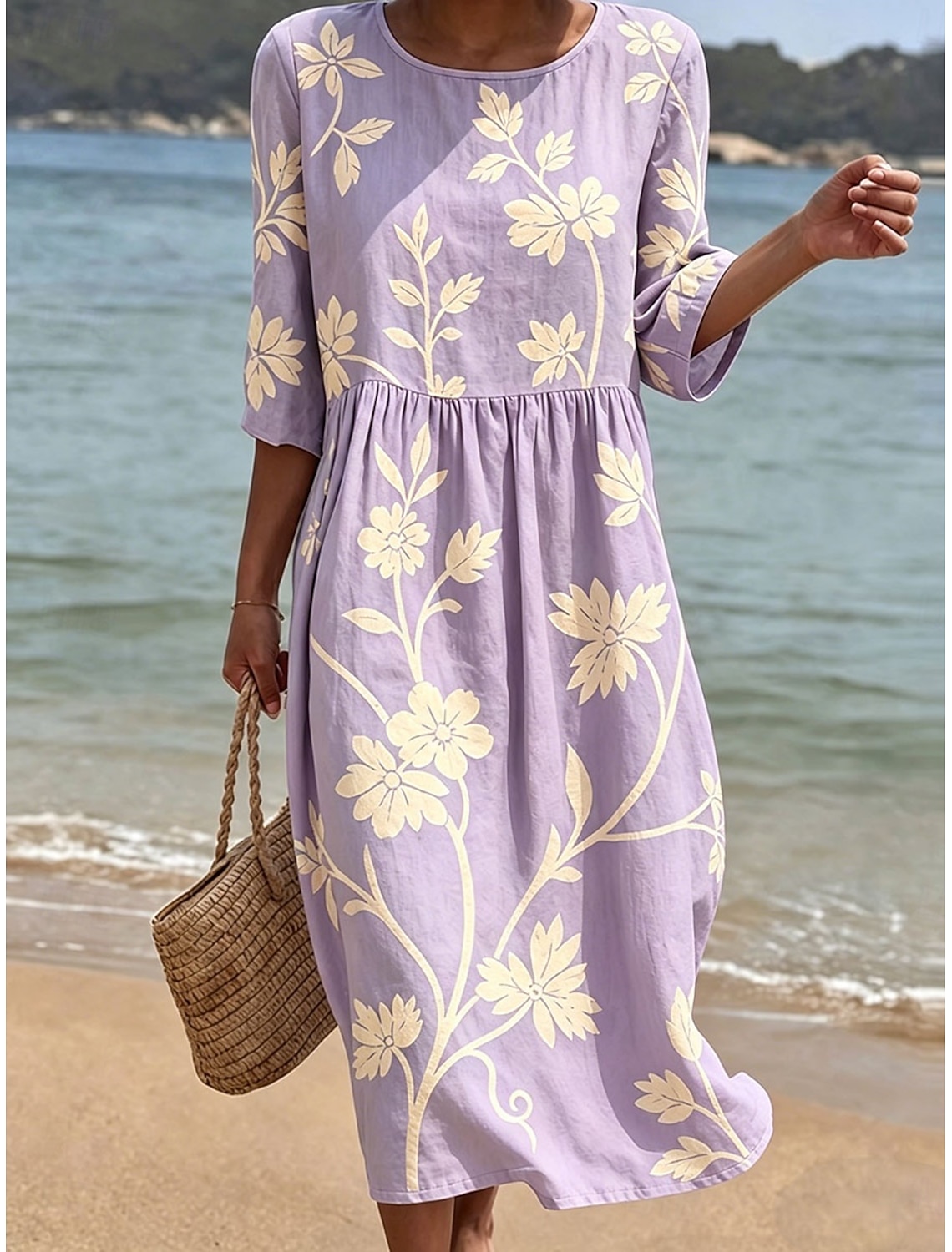 Amber | Elegant Floral Dress