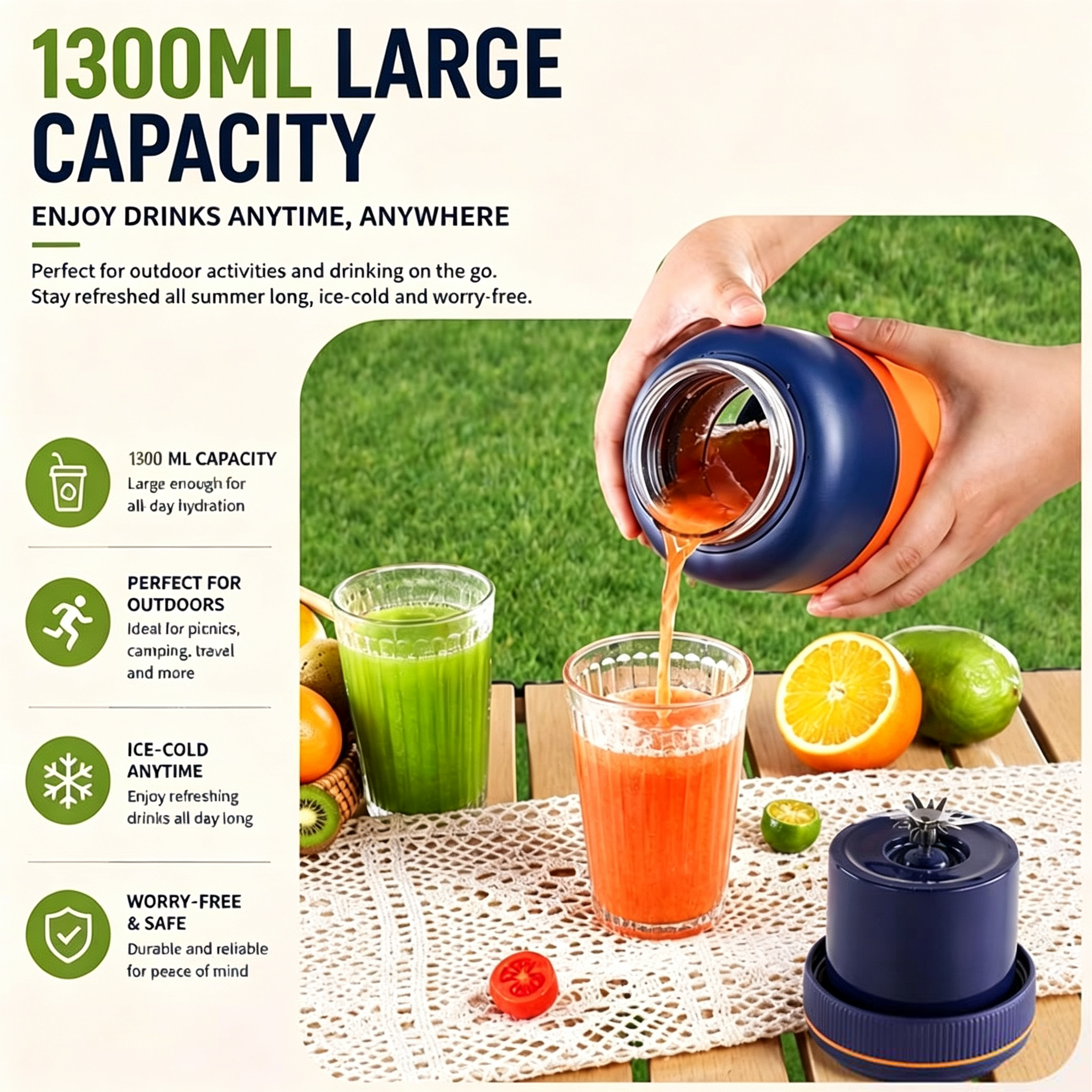 Portable Household Appliances Juicer,USB Summer Essentials Smoothieblender🍓