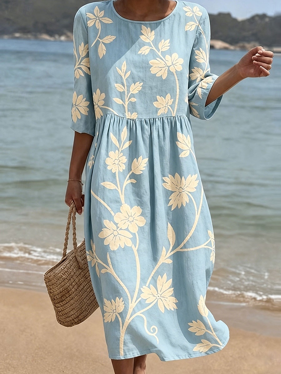 Amber | Elegant Floral Dress