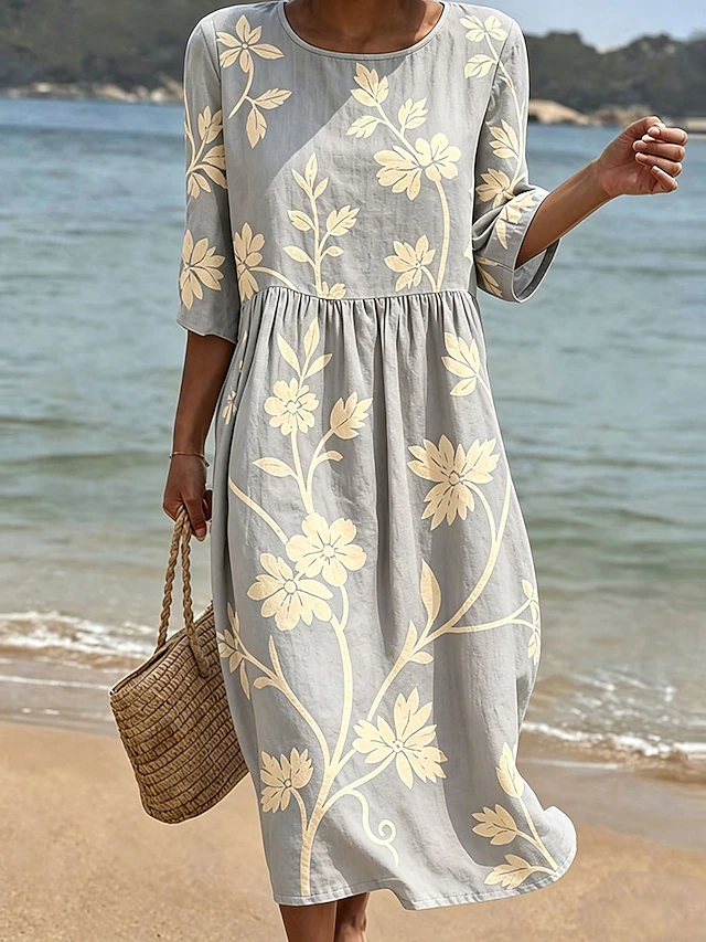 Amber | Elegant Floral Dress