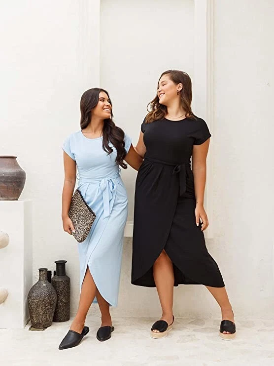 Florcoo After Midnight Ankle Length Midi Dress