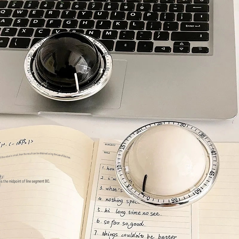 Magnetic Planet-Themed Mechanical Timer – Ideal for Kitchen Cooking, Self-Discipline Study, and Countdown Management